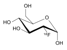 Chemical structure of FDG